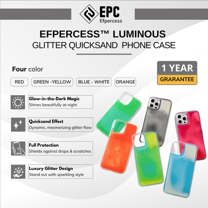 Efpercess™ Luminous Quicksand Glitter Phone Case